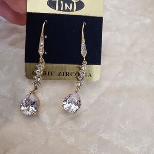 TINT Women's Gold Tone Earrings